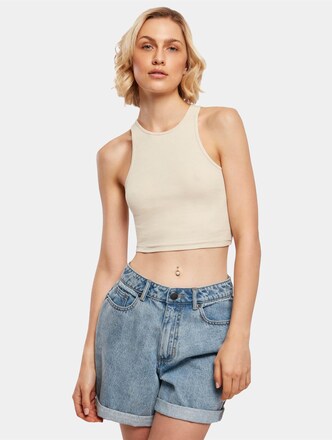Ladies Cropped Rib