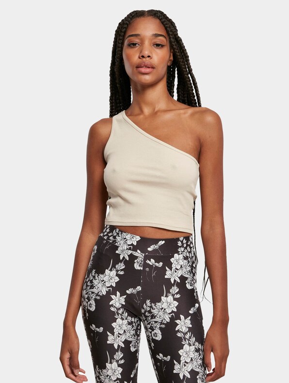 Ladies Cropped Asymmetric-0