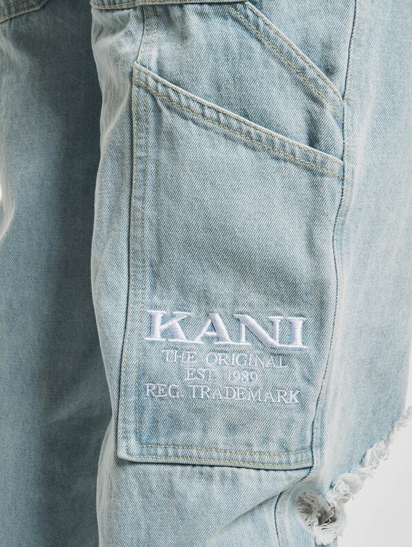 Retro Baggy Workwear Knee Cut -5