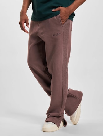 JM233-005-1 SJ Script Logo Back Slit Sweatpants