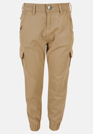 Girls High Waist Cargo Pants