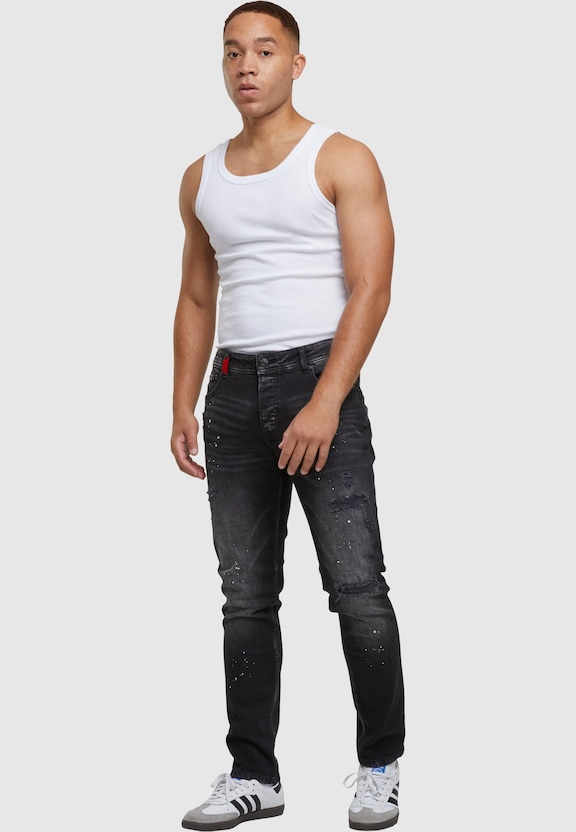 MATEO DESTROYED SLIM FIT JEANS-4