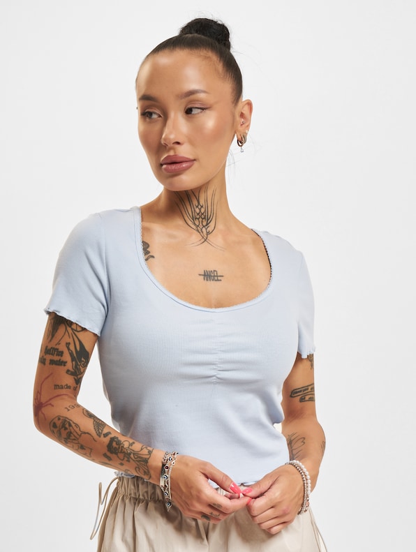 Only Mirsa Crop T-Shirts-0