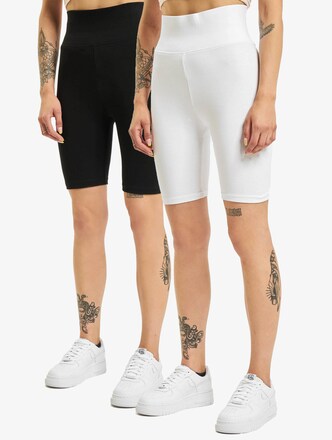 Ladies High Waist Cycle 2-Pack