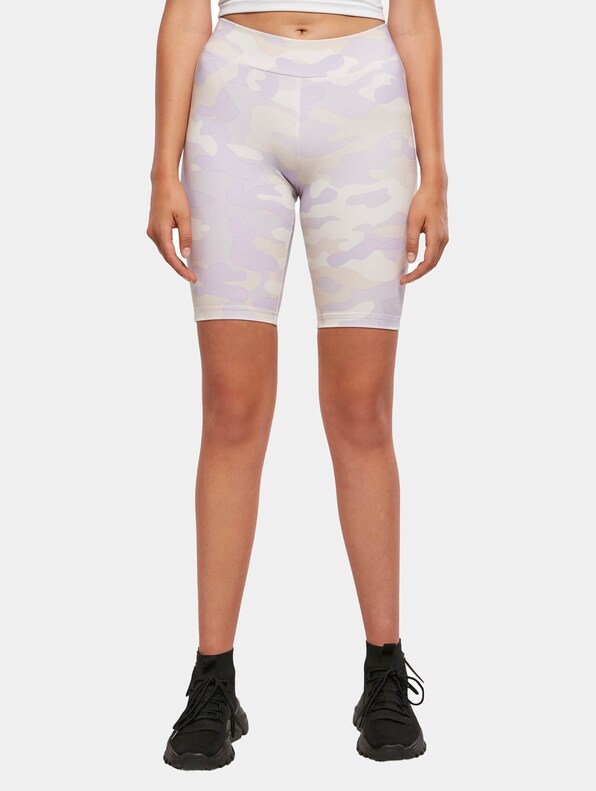 Ladies High Waist Camo Tech Cycle -2