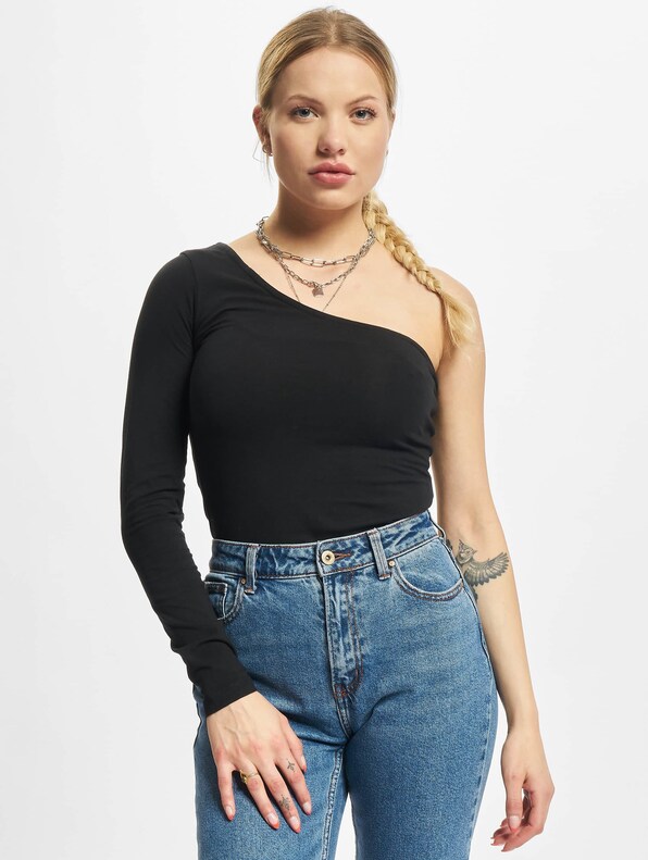 Ladies Organic Asymmetric One Sleeve-2