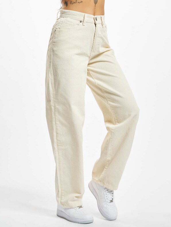 Ladies High Waist 90´s Wide Leg Corduroy-2