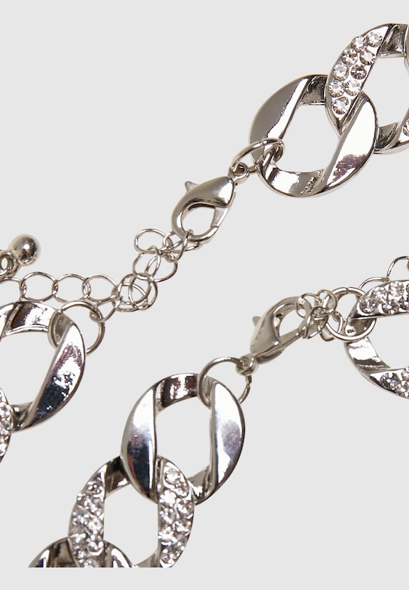  Basic Diamond Necklace And Bracelet-4