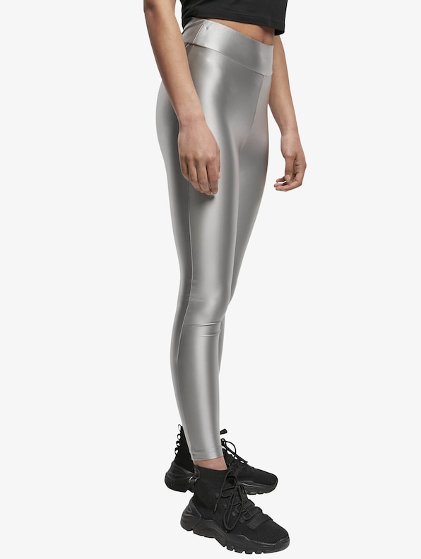 Ladies Highwaist Shiny Metallic-2